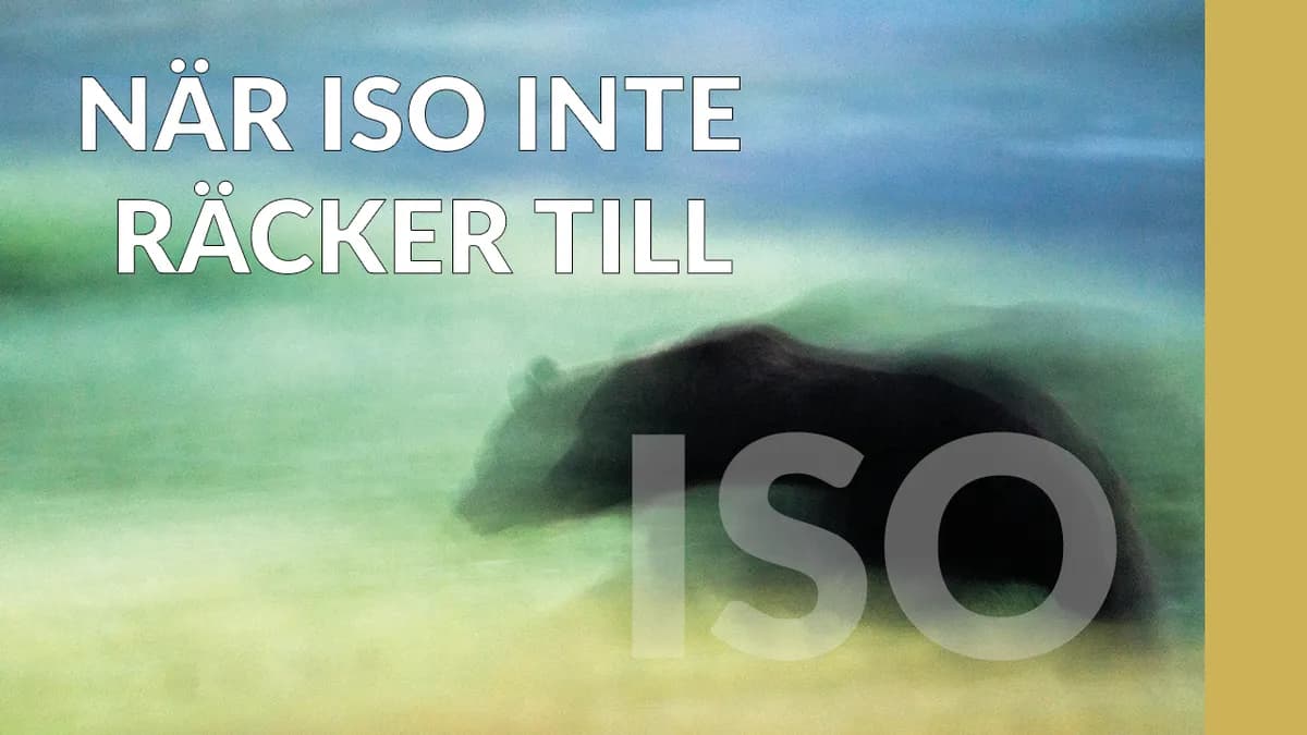 När ISO inte räcker till – var kreativ!