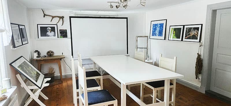 Kurslokalen på Fröstad kursgård