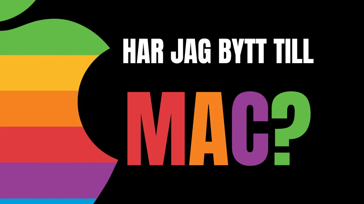 Har jag bytt från PC till Mac? (Macbook Air M1 magi)