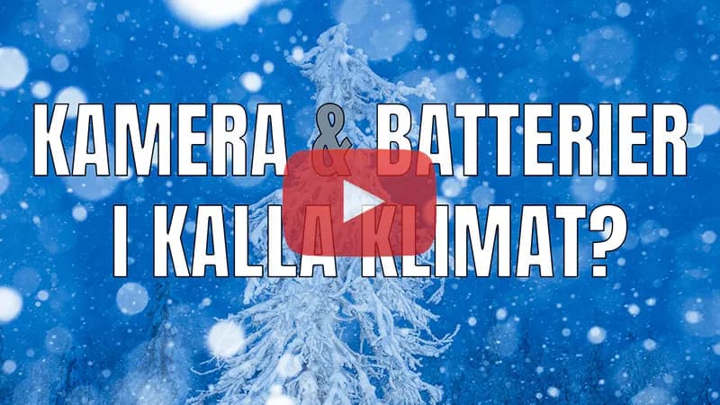 Hur hanterar du din kamerautrustning i kalla klimat?
