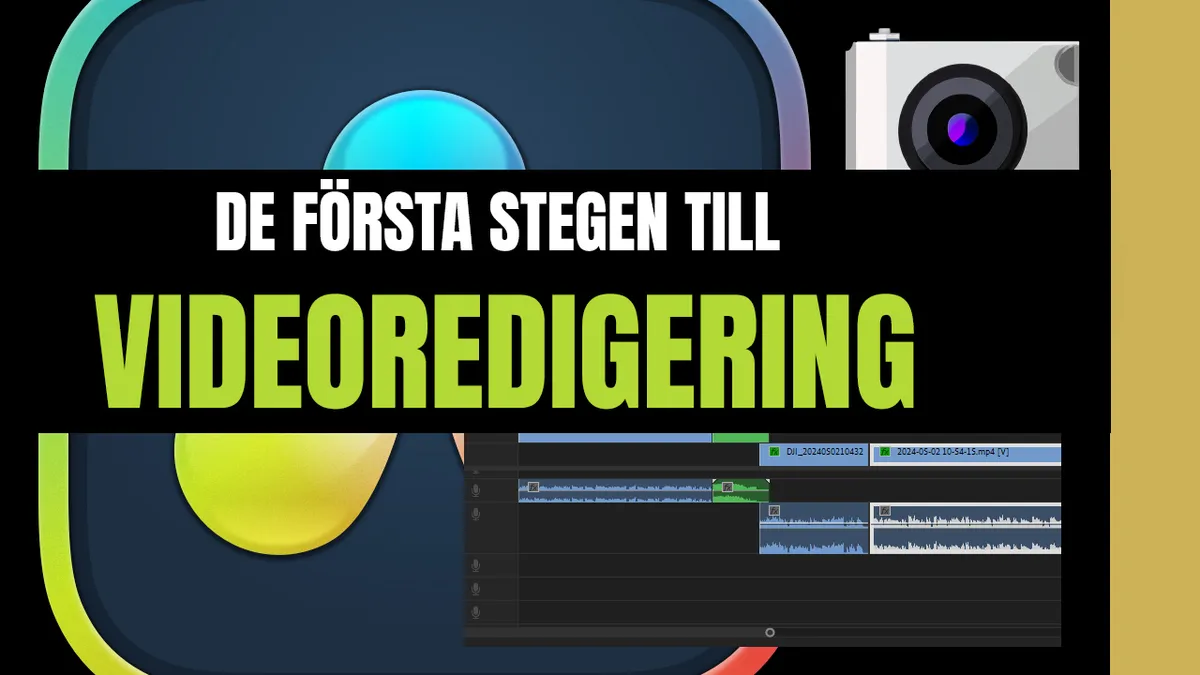 De första stegen till redigering av video.