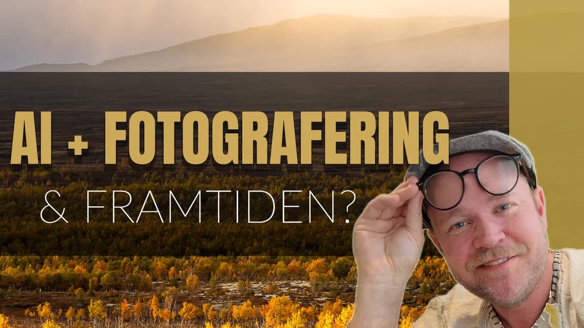Kommer AI ta över fotografiet – Såhär ska du tänka & göra!
