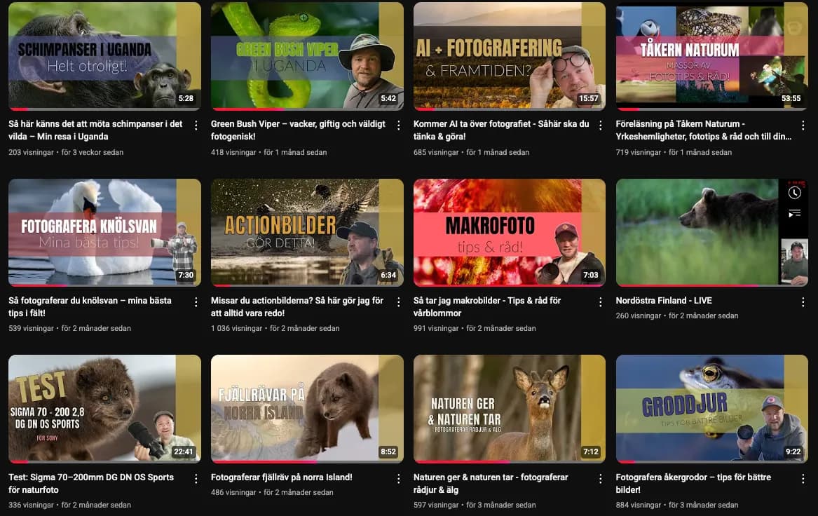 Hur lång tid tar det egentligen för mig att göra en av minaYouTube-videor?