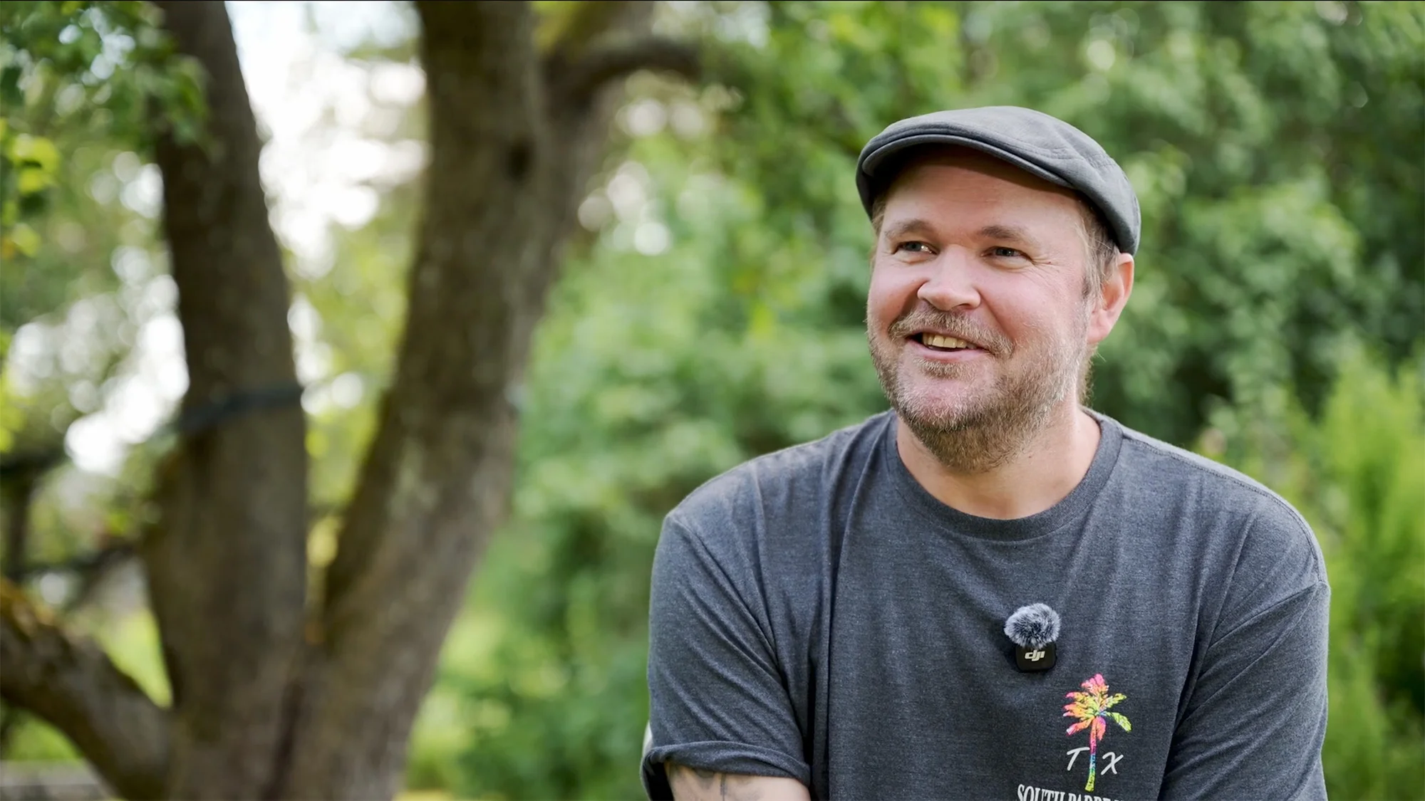 Niklas Virsen i skogen